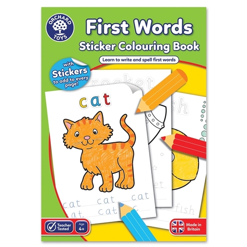 Слика на First Words Colouring Book