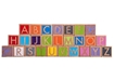 Слика на Дрвени блокови за учење форми, букви и бои