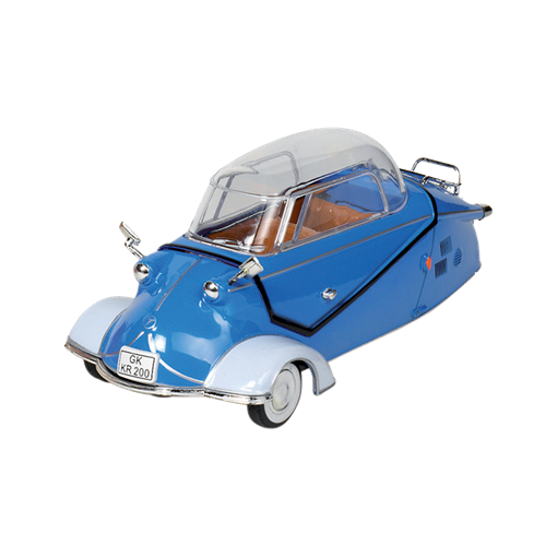 Слика на Messerschmitt Cabin Scooter KR 200 (1957) - Blue, 1:18, L= 16 cm 