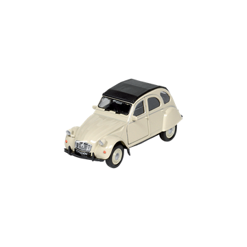 Miniature Citroen 2 CV (1979) en métal, 1:34-39