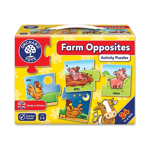 Слика на Farm Opposites - Activity Puzzles