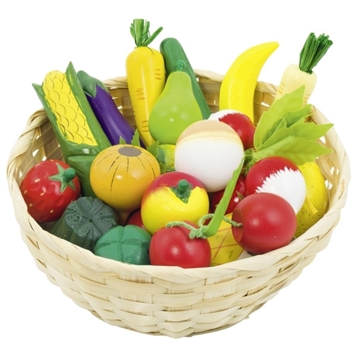 Слика на Овошје и зеленчук во кошница