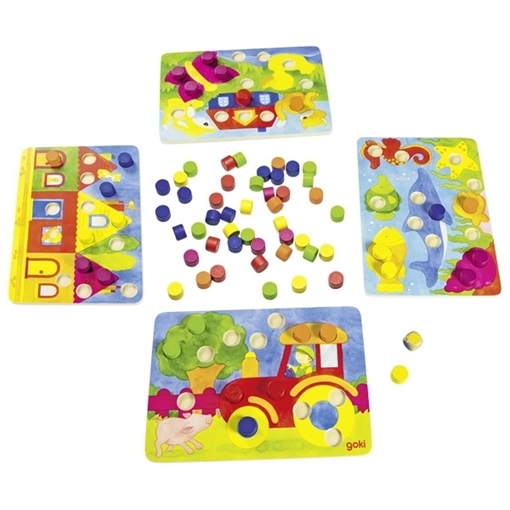 Слика на Игра со бои и коцка