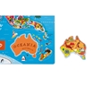 Picture of MAGNETIC WORLD MAP PUZZLE ENGLISH VERSION 92 PIECES (WOOD)