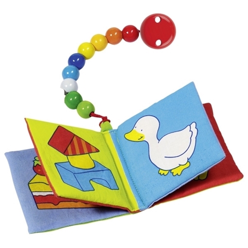 Слика на Cloth picture book (squeaker and crinkle foil) with pearls