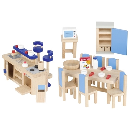 Слика на Мебел за куќичка за кукли - Кујна - Goki