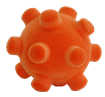 Слика на Сензорна топка - Rubbabu (Портокалова, Ø 10 cm) Возрaст: 1 г+