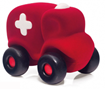 Слика на Амбулантно возило - Rubbabu (Црвено, 18,5 cm) Возрaст: 1 г+