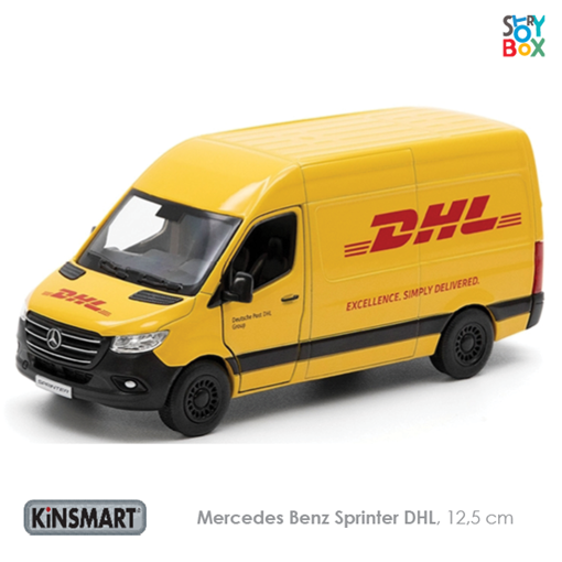 Слика на Mercedes Benz Sprinter DHL, 12,5 cm (Kinsmart)