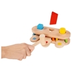 Слика на Дрвена играчка со чеканче и форми - Goki