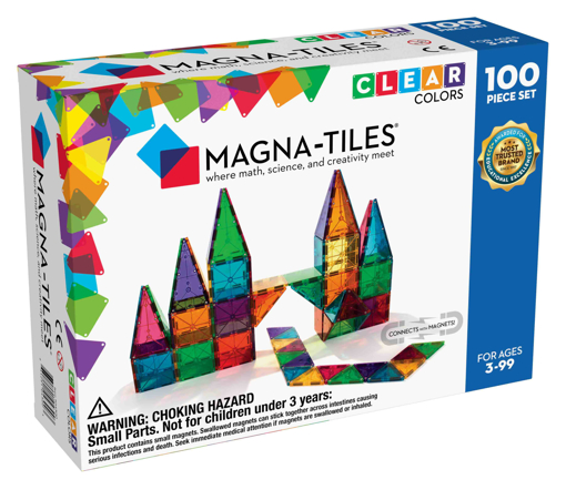 Слика на Magna-Tiles - Комплет од 100 магнетни плочки