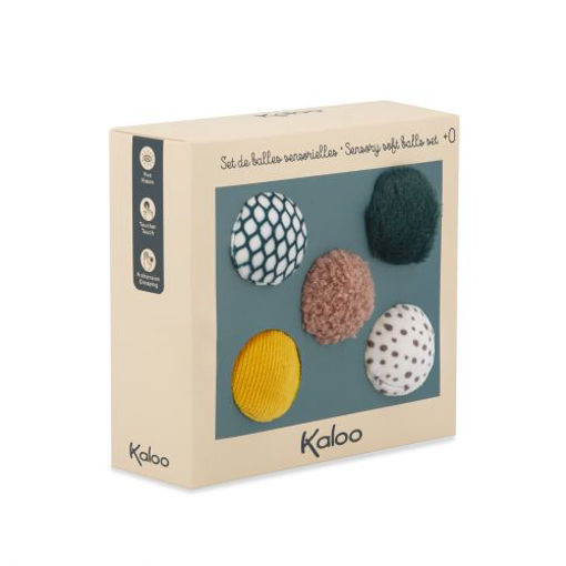Слика на 5 Меки сензорни топки за бебиња СТИМУЛИ - Kaloo