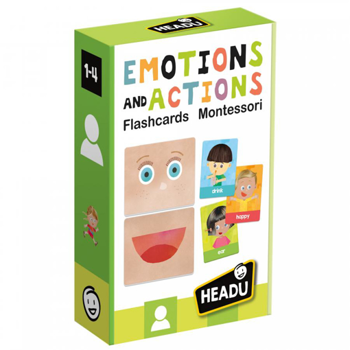 Слика на Картички за учење на емоции и однесувања - Монтесори