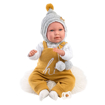 Слика на Кукла БЕБЕТО МИМИ со ќебенце и перница, 42 cm (со звуци) - Llorens