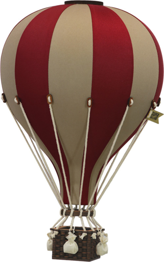 Слика на Декоративен балон (голем) - беж/бордо - Super Balloon