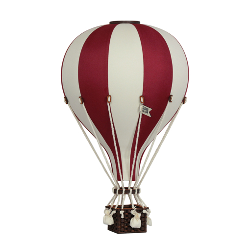 Слика на Декоративен балон (голем) - крем/бордо - Super Balloon