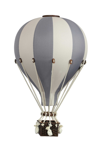 Слика на Декоративен балон (голем) - крем/темно сива - Super Balloon