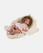 Слика на Кукла БЕБЕТО МИМИ со бело ќебенце, 42 cm (со звуци) - Llorens