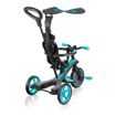 Слика на Трицикл и баланс велосипед EXPLORER 4 во 1 (црно-тиркизен) - Globber