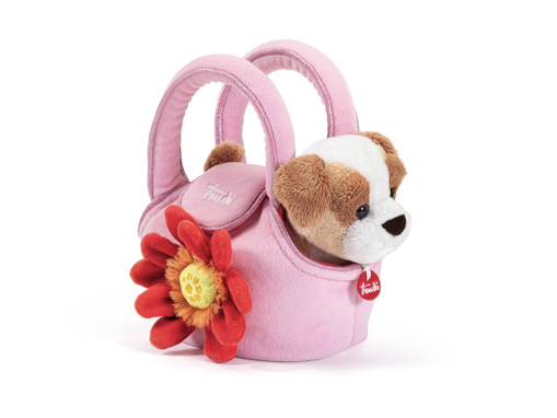 Слика на Кученце во чантичка (розе) - Trudi