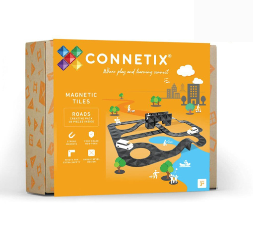 Слика на Connetix - Креативен комплет за правење пат 48 парчиња