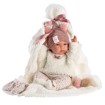 Слика на Кукла БИМБА, со бело ќебенце (35cm) - Llorens Dolls