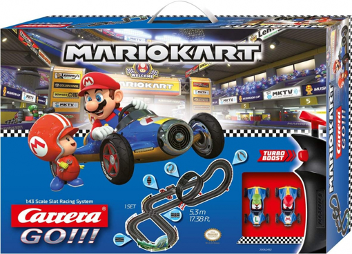 Слика на ТРКАЧКА ПАТЕКА Mario Kart™ 8 - 8 мах со два слот автомобили, 5,3 m- Carrera