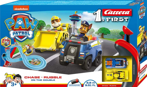 Слика на ТРКАЧКА ПАТЕКА со Чејс и Рабл од PAW PATROL 2,9 м- Carrera