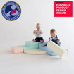 Слика на ИГЛУ меки блокови за играње - ИСТРАЖУВАЧ (Пастел) - 6 елементи