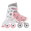 Слика на Детски ролерки 2 во 1 (бр. S/M 30-33) розови - Globber - Learning Inline Skates