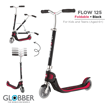 Слика на Тротинет FLOW FOLDABLE 125 (Црно-црвен) - Globber