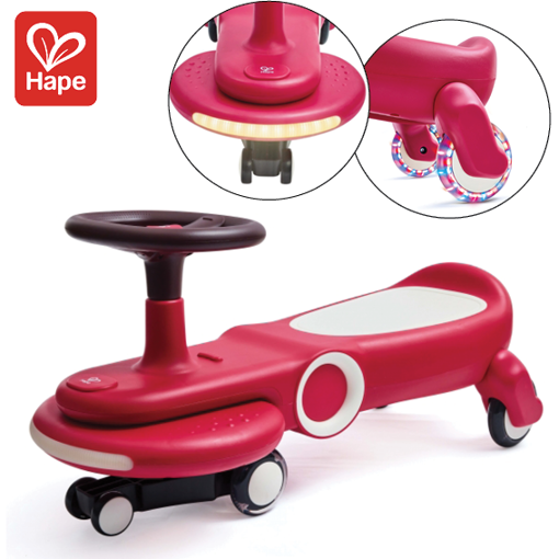 Слика на Балансирачка количка за јавање Wiggle & Giggle (Црвена) - Hape International