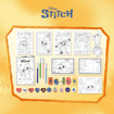 Слика на Креативен комплет - Училиште за боење и цртање Stitch - Lisciani