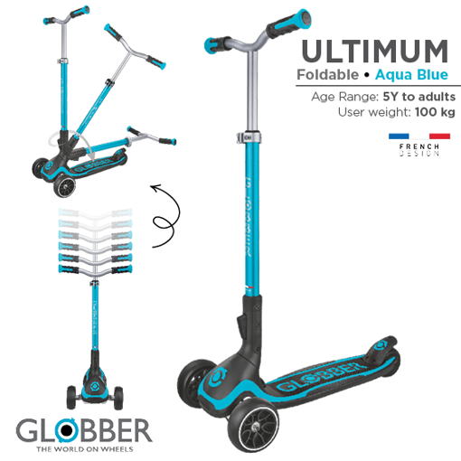 Слика на Тротинет ULTIMUM (син) - Globber