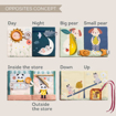 Слика на Едукативна книга на спротивности Busy Book Opposites- Taf Toys