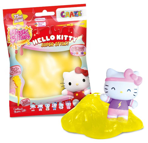 Слика на Магичен слајм со фигурина изненадување Hello Kitty- Craze