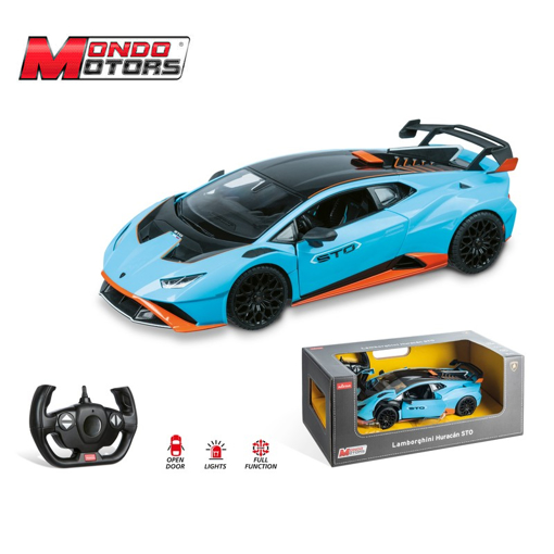 Слика на Автомобил со далечинско управување - 1:14 R/C LAMBORGHINI HURACAN STO - 2.4 GHz - Mondo Motors