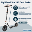 Слика на Тротинет HUDORA BigWheel® Air 230 Dual Brake
