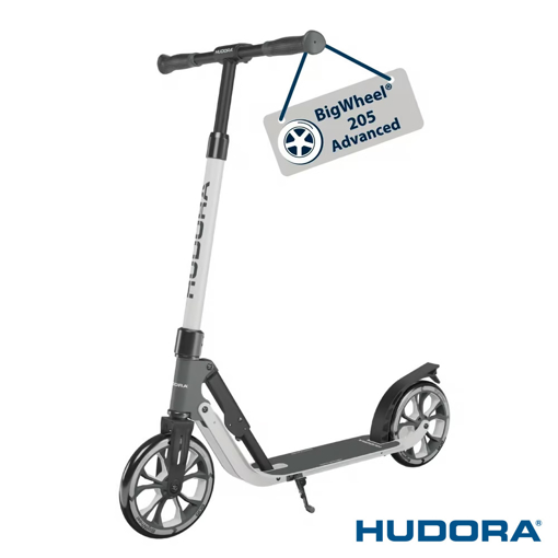 Слика на Тротинет Hudora BigWheel® 205 Advanced (Сив)