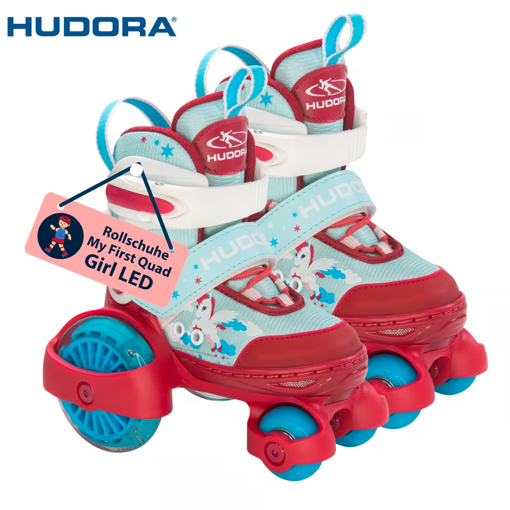 Слика на Ролшуи My First Quad LED, girl (Број 30-33) - Hudora