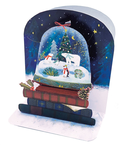 Слика на Новогодишна 3D мини картичка, Снежна топка - Pictura