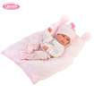 Слика на Бебе Bimba со розово перниче, 35 cm  (без звуци) - Llorens Dolls