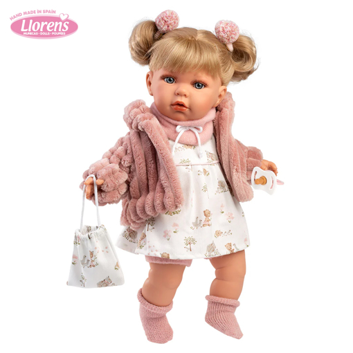 Слика на Кукла Julia, 42 cm (плаче, вели мама и папа)- Llorens Dolls