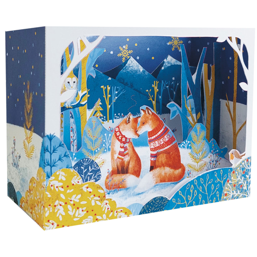 Слика на „Театар“ - Новогодишна честитка ЛИСИЦИ - Pictura