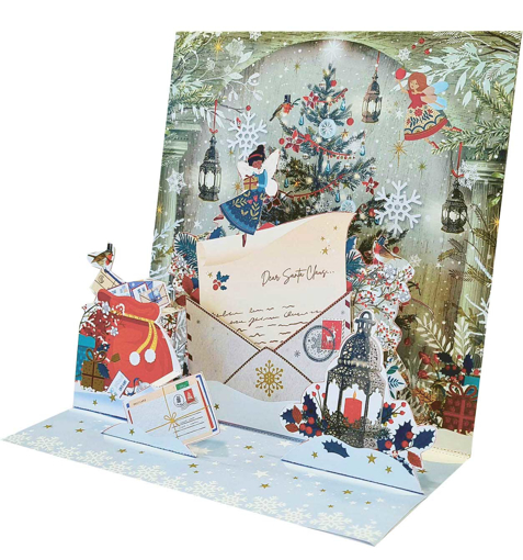 Слика на Новогодишна 3Д честитка ПИСМО ДО ДЕДО МРАЗ - Pictura