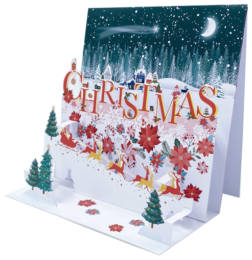 Слика на Новогодишна 3Д честитка БОЖИЌ  - Pictura