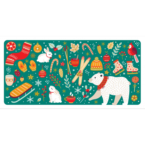 Слика на Новогодишна честитка ЗИМСКА АТМОСФЕРА, Les Enchantées - Pictura