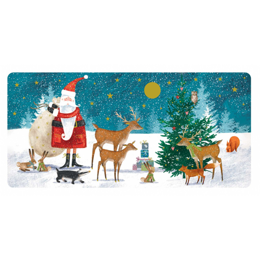 Слика на Новогодишна честитка ДЕДО МРАЗ, ИРВАСИ И ЈАЗОВЕЦ, Les Enchantées - Pictura