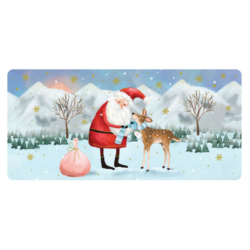 Слика на Новогодишна честитка ДЕДО МРАЗ И ЕЛЕНЧЕ, Les Enchantées - Pictura