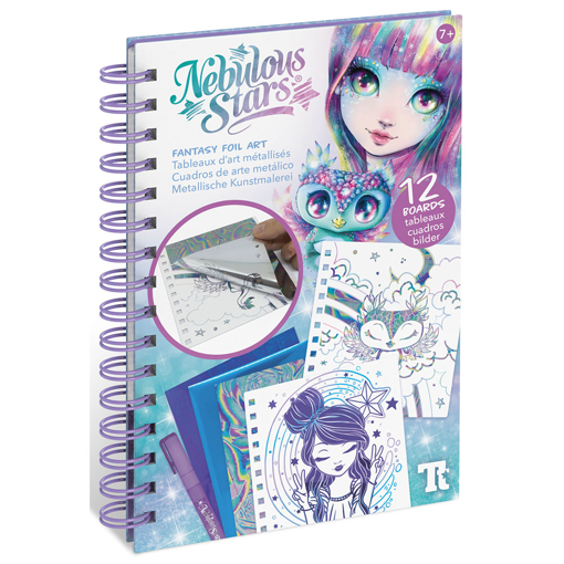 Слика на Креативен сет со фолии и сјај Fantasy Foil Art - Nebulous Stars